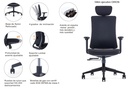 SILLON EJECUTIVO ORION (F13) -PU GRIS