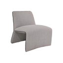 BUTACA MOD. AIR (777)- TAPIZADO EN TELA GRIS CLARO (ZB-01) - MEDIDAS: 30"X28"X29" 