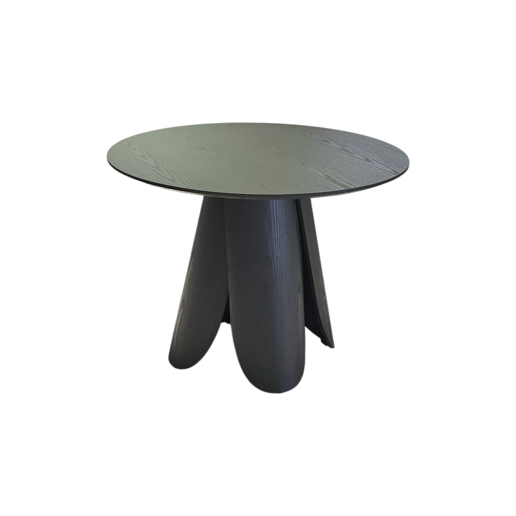 MESA DE COMEDOR S260, MADERA COLOR VERDE ASH21, DIÁMETRO DE 40”, MEYCY HOME