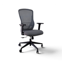 SILLON SEMI EJECUTIVO NEO NEGRO (F10) - MESH GRIS GRAFITO (M3543-001) - TELA GRIS GRAFITO(YD123-3)