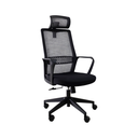 SILLON EJECUTIVO SEED (F16) - NEGRO - MESH NEGRO - TELA NEGRA 