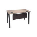 MESA ESCRITORIO MOD. ELEMENT UNO (SY-BT0212)- TOPE MADERA CLARA(NOCO WOOD)- PATAS GRIS GRAFITO -MEDIDAS: 28"X48" FRENTE GRIS GRAFITO