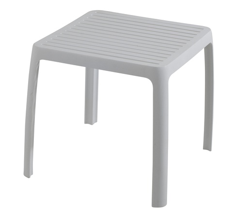 MESA DE ESQUINA WAVE BLANCA