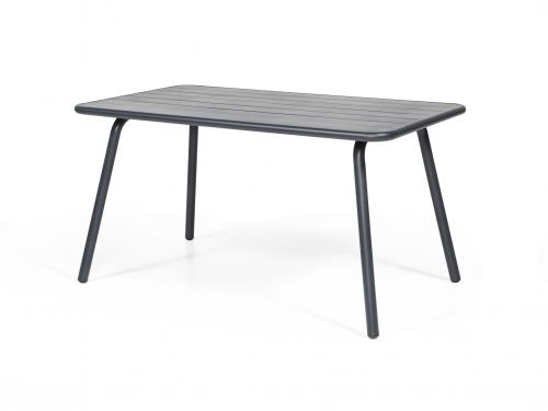 MESA PORTO 80 * 140 CM- MESA DE ALUMINIO- COLOR BLANCA