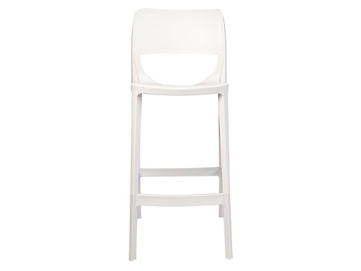 [TPBCB] TABURETE MOD.BELLA - POLIPROPILENO - COLOR BLANCO