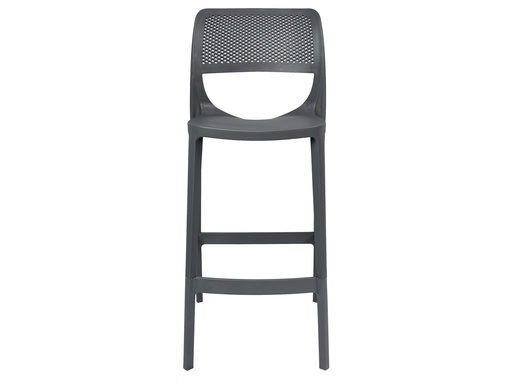 [TPMCA] TABURETE MOD. MILA-  POLIPROPILENO- COLOR NEGRO