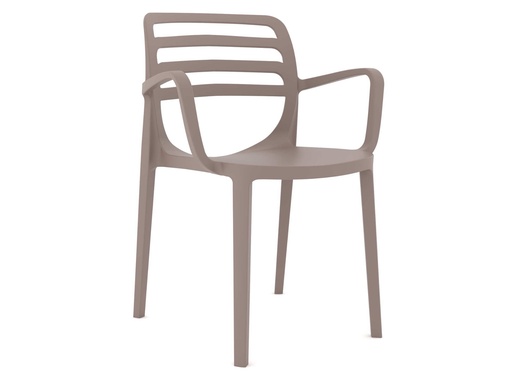 [SMLXLCC] SILLA MOD.LAURA XL - POLIPROPILENO - COLOR CAPPUCINO