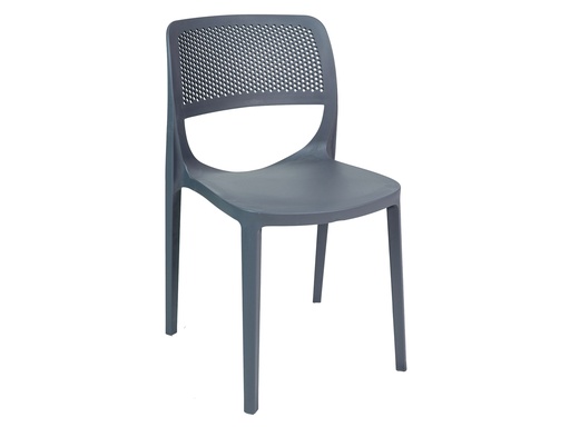 [SMMCA] SILLA MOD. MILA - POLIPROPILENO- COLOR NEGRO