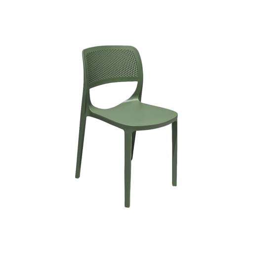 [SMMCV] 1-045857 SILLA MOD. MILA - POLIPROPILENO- COLOR VERDE 