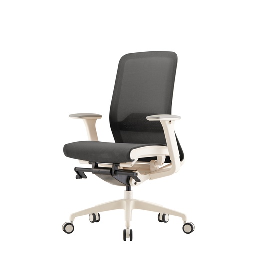 [SSELAVOMESHBMNMN] SILLON SEMI EJECUTIVO LAVO-M (MESH) BLANCO - NEGRO