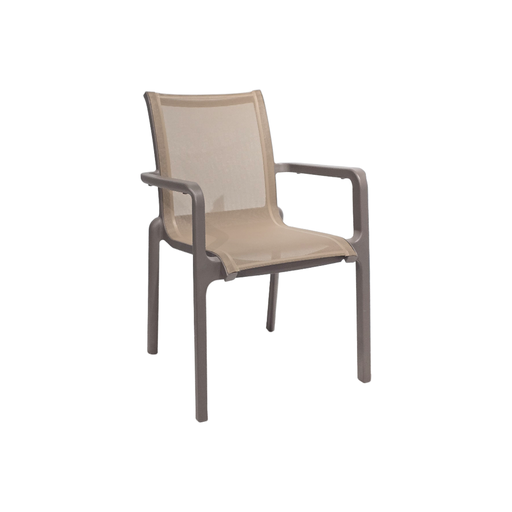[SMPARISC] SILLA MOD. PARIS -  TEJIDO FIBRA DE POLISTER- POLIPROPILENO - COLOR CAPPUCCINO