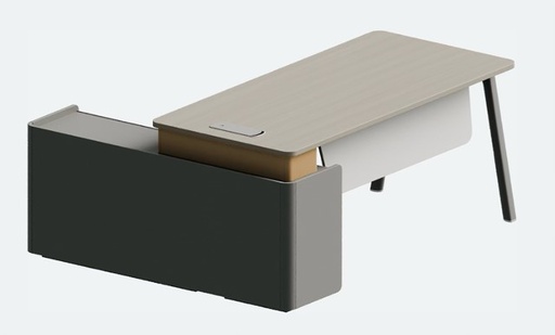 [MEEST6071GPMI] MESA ESCRITORIO EJECUTIVO STEEL  60" X71" (S22T-18) IZQUIERDO