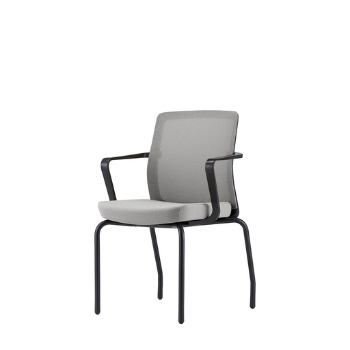 [BELAVO4PMGTGC] BUTACA EJECUTIVA LAVO MESH GRIS  - ASIENTO GRIS CLARO