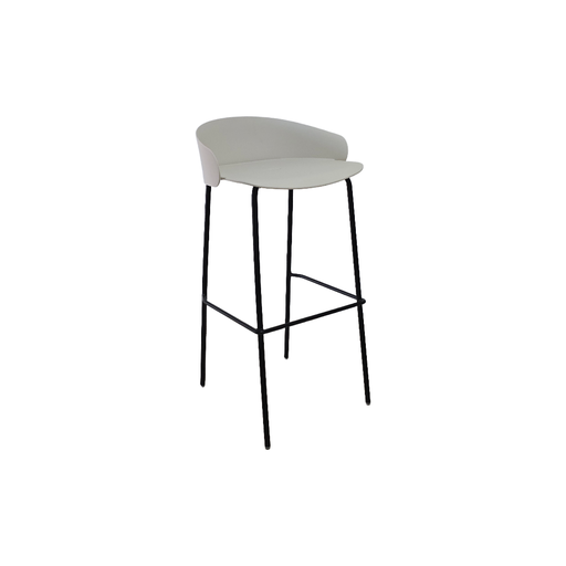 [TPOBEN75CM] OLLA- PLASTICO BLANCO- ESTRUCTURA NEGRA - ALTURA 75CM