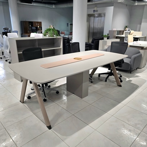 [MCLU4494B] MESA DE CONFERENCIAS LUMEN  - BLANCO (SY-MT1706-24)-44"X94" 