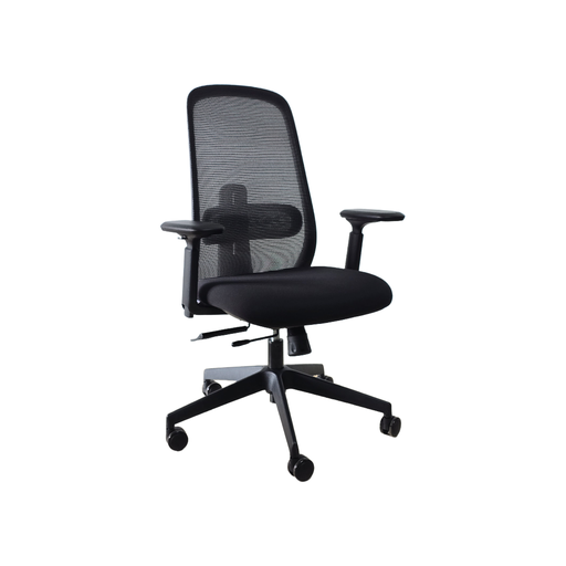 [SSEAXISTNMN] SILLON SEMI EJECUTIVO AXIS (F28) - MESH NEGRO - TELA NEGRO 