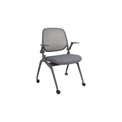 [SMCAPEGMGTG] SILLA MULTIUSO CAP(D20) -ESTRUCTURA GRIS- MESH GRIS - TELA GRIS