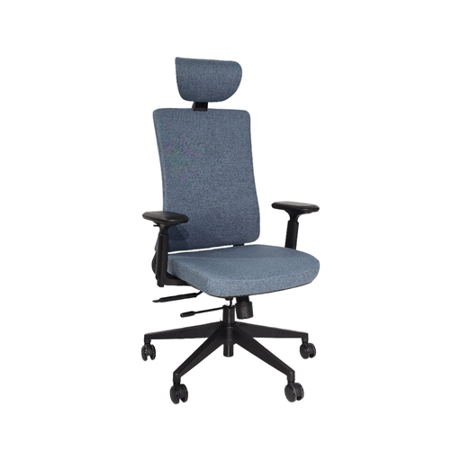 [SEORIGCTAZ] SILLON EJECUTIVO ORION (F13) GRIS CLARO -TELA AZUL