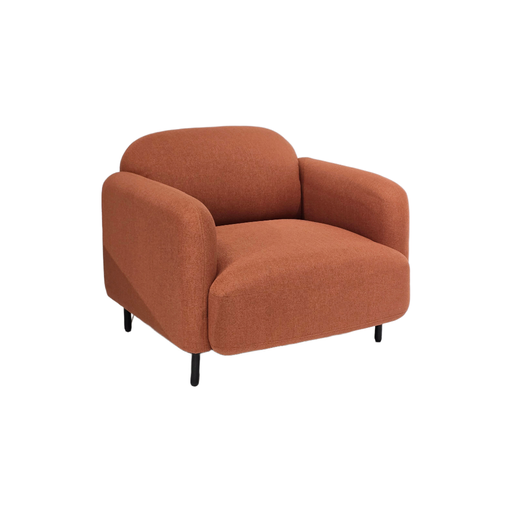 [BECON531TNA] BUTACA MOD. CONVEX (531) - TELA NARANJA(ZB07)- MEDIDAS: 32"X33"X31" 