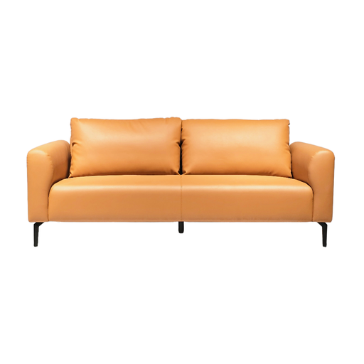 [S3PURBCPUC] SOFA PARA 3 PERSONAS MOD. URBAN CLASICO (724) - TAPIZADO EN PU CAMEL (YH-86) -MEDIDAS: 34"X78"X31" 
