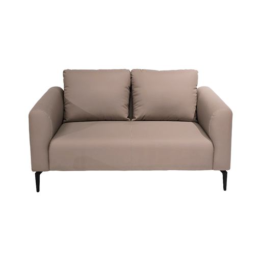 [S2PURBCPUKH] SOFA PARA 2 PERSONAS MOD. URBAN CLASICO (724) - TAPIZADA EN PVC KHAKI OSCURO (YH 97) -MEDIDAS: 30"X58"X31" 