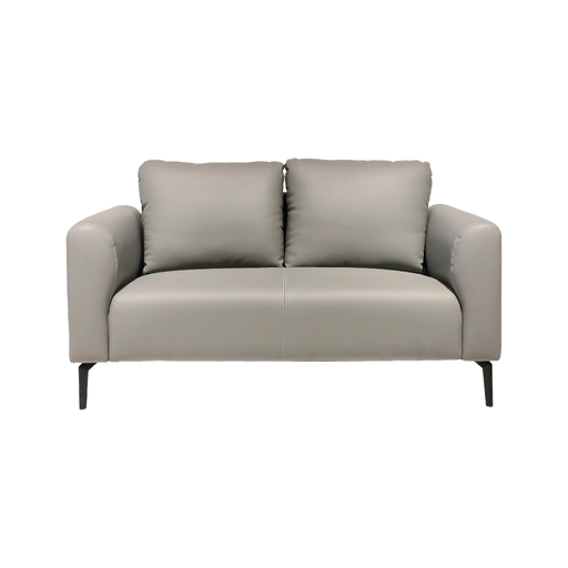 [S2PURBCPUGC] SOFA PARA 2 PERSONAS MOD. URBAN CLASICO (724) - TAPIZADA EN PU GRIS CEMENTO (YH 99)  -MEDIDAS: 30"X58"X31" 