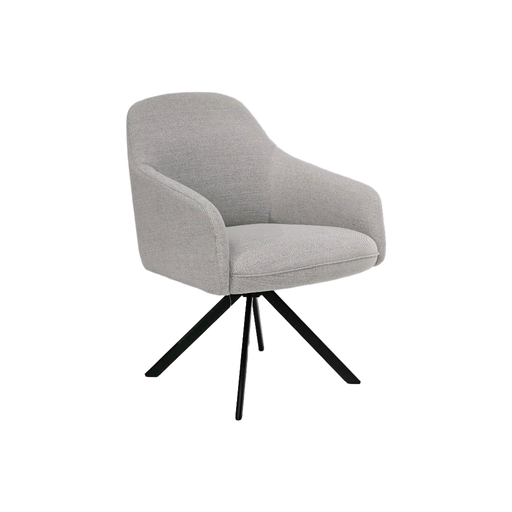 [BEONATGC] BUTACA MOD.ONA (639 1) -TAPIZADA EN TELA GRIS CLARO (ZB-01)-MEDIDAS: 24"X25"X33" 