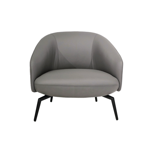 [BEA639PUGC] BUTACA MOD. ARIA (639)- TAPIZADO EN PU GRIS CEMENTO(YH-99) - MEDIDAS: 30"X32"X29" 
