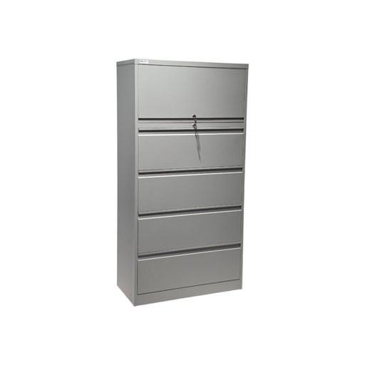 [AL5GPRAGC] PRAKTIK: LATERAL 5 GAVETAS GRIS ALUMINIO 