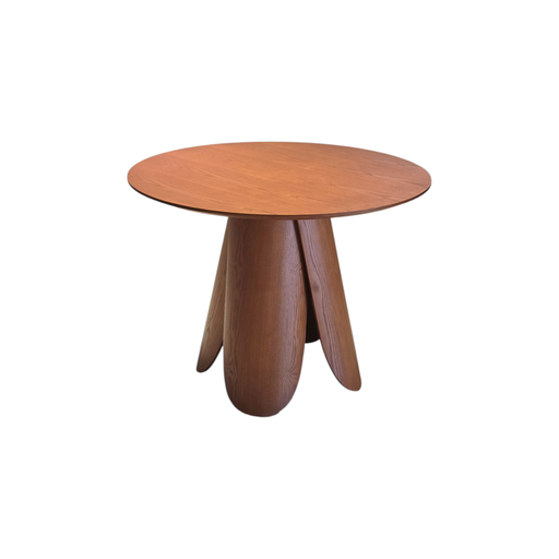 [MHRTS260] MESA DE COMEDOR S260, MADERA COLOR NOGAL ASH08, DIÁMETRO 40”, MEYCY HOME