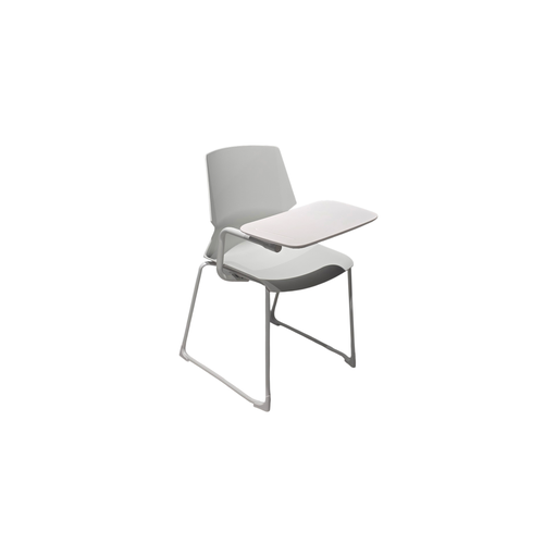 [SSTUB588PB] SILLA MOD. STUD 588 - Plástico Blanco - pieza pupitre derecho- bandeja porta lápiz  