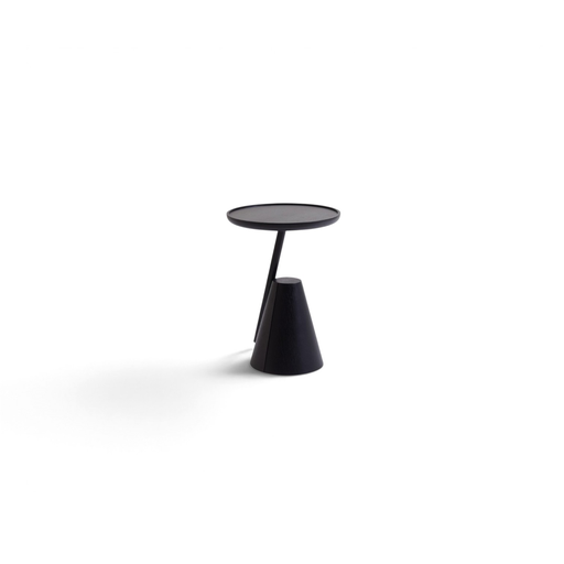 [MERED16CT0271N] Mesa auxiliar CT-0271B, 40 × 40 × 54 cm, en MDF con roble negro. Meycy Home