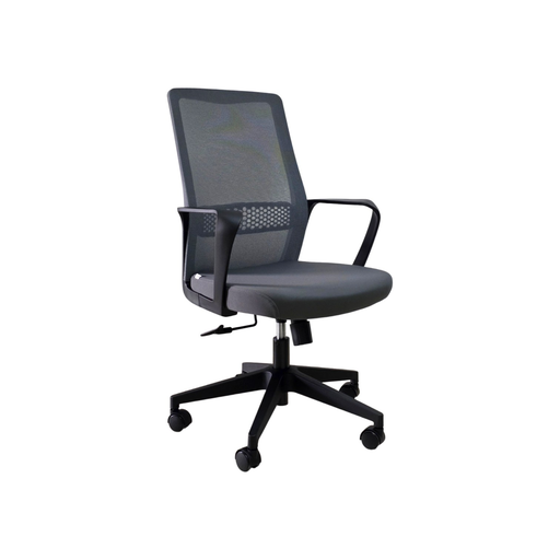[STSEEDNTGGMGG] SILLON TECNICO SEED (F16) - ESTRUCTURA NEGRA -  TELA GRIS GRAFITO (YD123-3) - MESH GRIS GRAFITO (3543-001)