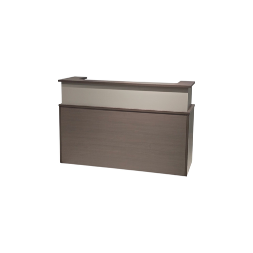[CMST1663MG] COUNTER RECEPCION MODELO STEEL (SY-QT05-16) -COLOR MOTAI   + GRIS (STARRY SKY GREY) - MEDIDAS: 24"X63"X 42"
