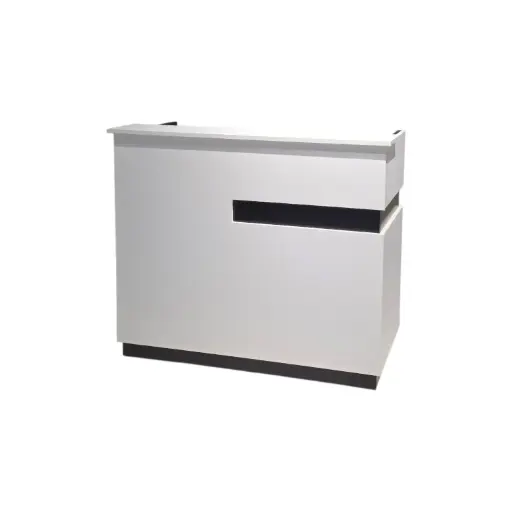 [CMP2348BN] COUNTER EN MELAMINA BLANCO + NEGRO 23"x 48" MOD. PROTO (JN-026& JN-016)